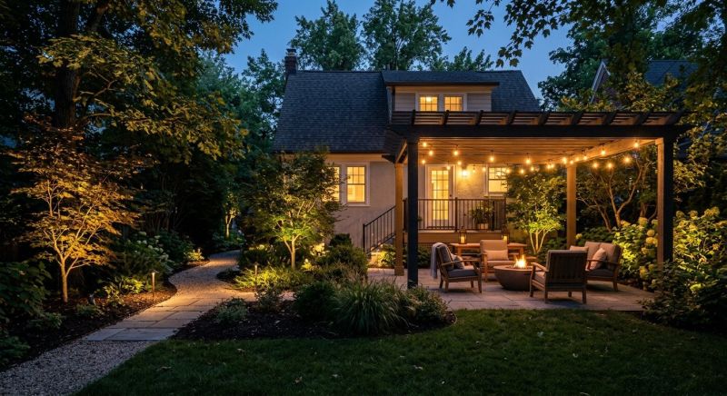 Backyard Lighting Service in Olathe, KS
